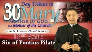 30 DAY TRIBUTE TO MARY  18TH ROSE:   Sin of Pontius Pilate