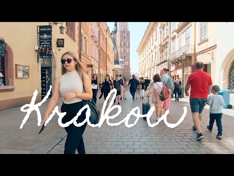 Krakow Poland Walking Tour 4k 2024 🇵🇱 Old Town, Full City Tour | Things To Do In Krakow