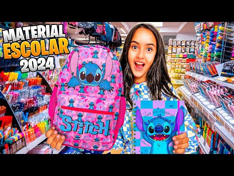 COMPRANDO MEU MATERIAL ESCOLAR 2024