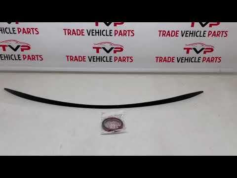 Fits Mercedes C-Class W205 2014-2021 Rear Trunk Boot Lip Spoiler Sport Gloss Black video