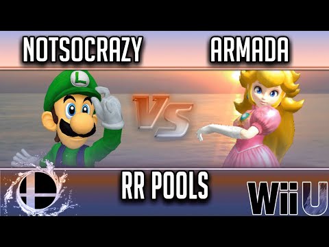 Smash'N'Splash 4  RR POOLS -  Notsocrazy (Luigi) vs [A] | Armada (Peach)