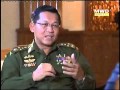 Senior General Min Aung Hlaing and channel news.