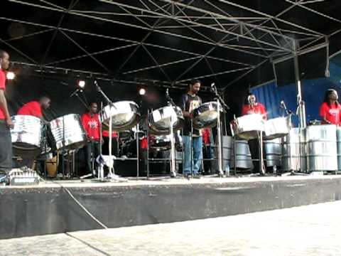 Pamberi Steel Orchestra and Laurent Lalsingué  in Conflans Ste Honorine, France, may 2009