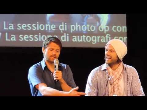 JIB5 - End of Jared and Misha's panel then Ty and Osric