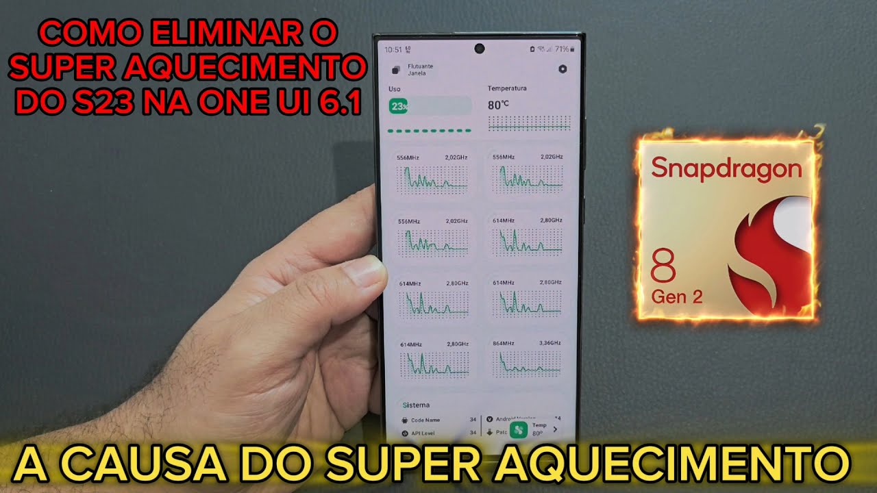 GALAXY S23 ULTRA ESQUENTANDO❓😱🔥🪫Veja o Que Está Causando Super Aquecimento na One UI 6.1✨#samsung
