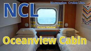 Norwegian Dawn Oceanview Cabin Tour (with Picture Window)