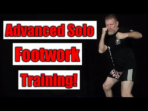 Advanced Muay Thai Kickboxing/MMA Striking Footwork. Circle Step/Circle Shuffle