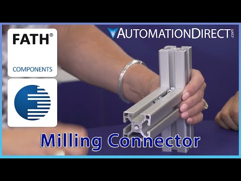 How to Use FATH Milling Connectors for T-Slot Framing from AutomationDirect