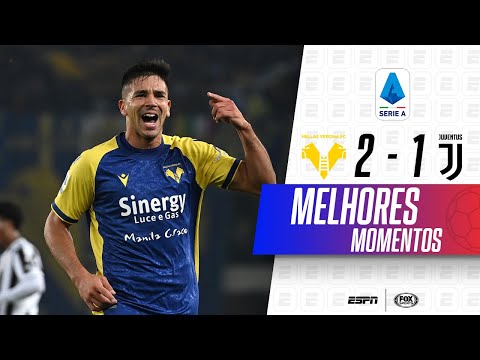 FILHO DE SIMEONE FAZ DOIS GOLS NA JUVENTUS | Hellas Verona 2 x 1 Juventus | Campeonato Italiano