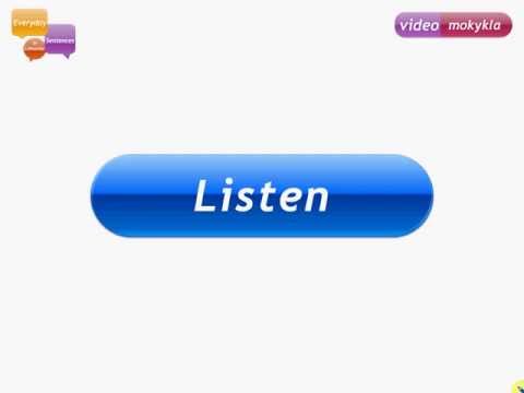 Lithuanian Basics Lesson 2 - Houses. Everyday Sentences in Lithuanian