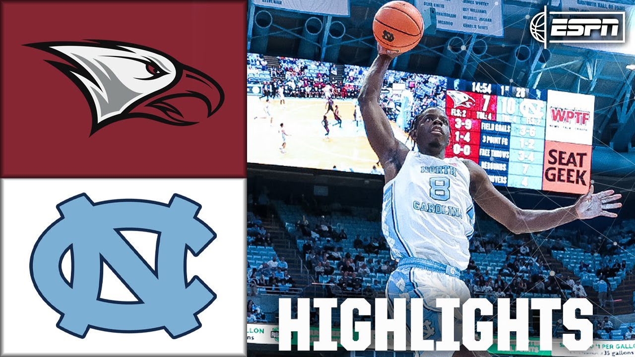 NC Central Eagles vs. North Carolina Tar Heels | Full Game Highlights | ESPN College Basketball
