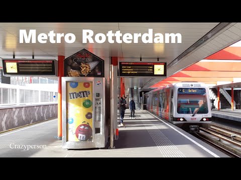 RET Metro Nesselande - De Terp via Kralingse Zoom Rotterdam
