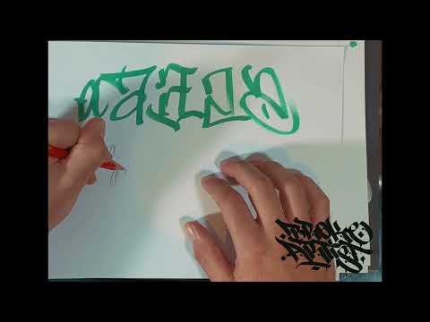 Intro & Lower case "a" Tutorial - Graffiti Letters Tutorial, Learn to Tag, Learn Graffiti