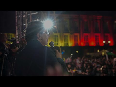 Palabras del presidente Gustavo Petro durante la marcha por la paz, la soberanía y la democracia