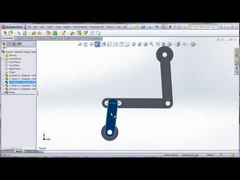 SolidWorks : Mate slot linkage
