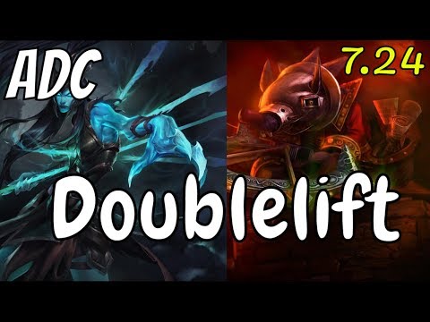 DOUBLELIFT Kalista vs Twitch Bot Stream Gameplay Season 8