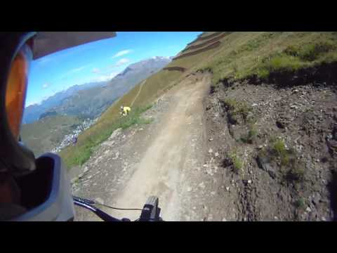 Downhill le deux alpes 09/08/2011, all'inseguimento di Alberto