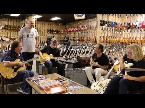 WOW!!! Jason Sinay, Tim Pierce, Grant Gessman & Jason Scheff at Norman's Rare Guitars