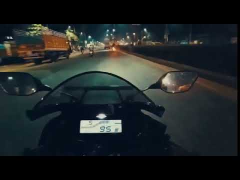 Night Ride 🔥❤️ #r15v3 / speed checking / Drive safe / wear safety gears & helmet
