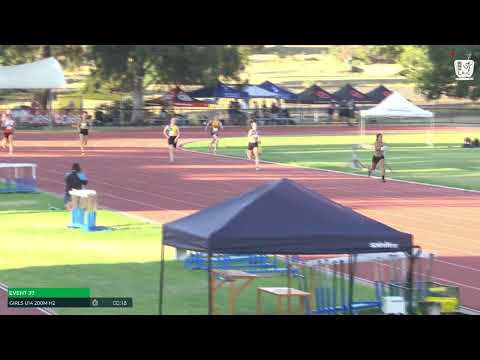 Girls U14 200m Heat 2: 2024-25 State Combined Event Championships