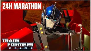 Download lagu Transformers: Prime COMPLETE SERIES! 24H MARATHON 🔴  |  Full Episodes | Transformers  mp3