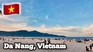 Sunset Beach Walk… Then I Found This 😳 Da Nang Night Market