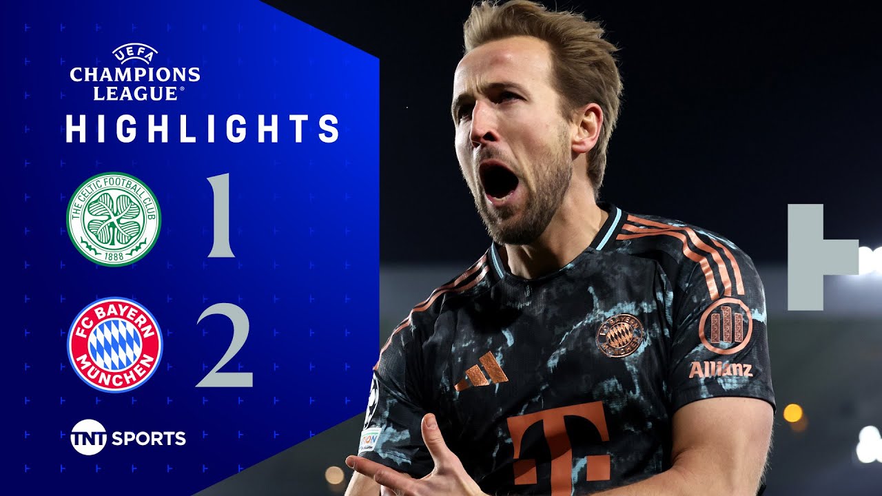 Olise & Kane On Target In Glasgow 🔥 | Celtic 1-2 Bayern Munich | UEFA Champions League Highlights