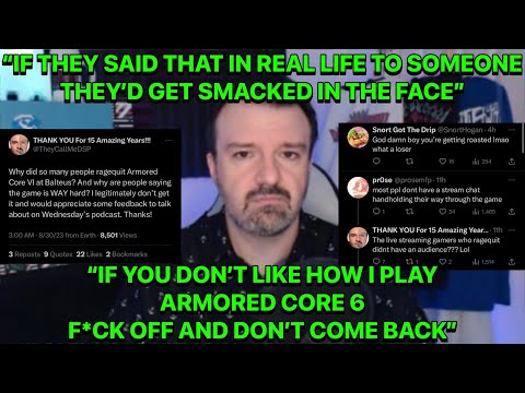 DSP Crazy Rant And Cope Over Armored Core 6, Trolls And Getting Roasted On Twitter