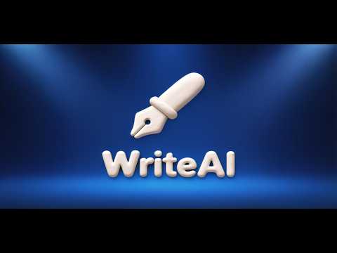 Write AI video thumbnail
