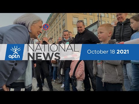 APTN National News October 18, 2021 – Trudeau visits Kamloops, Governor General in Germany