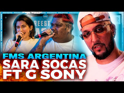 🎼 GRAN DUELO DE FLOW Y MUSICALIDAD | SARA SOCAS VS G SONY EN FMS ARGENTINA J11 2022