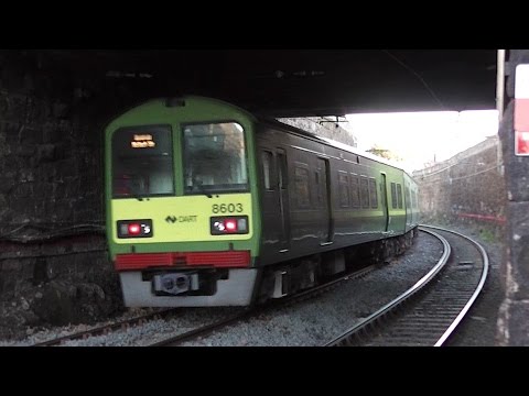 Irish Rail 8500 Class Dart Train number 8603 - Sandycove Station, Dublin
