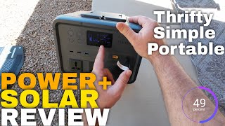 ITEHIL 500W Solar Generator / Panel Combo Review - Thrifty & Simple Portable Power