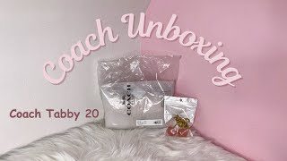 Coach Tabby 20 Blush Unboxing