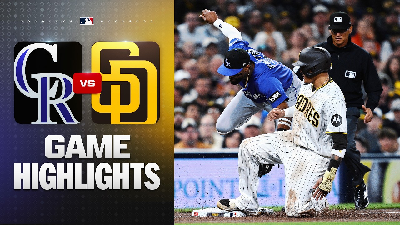 Rockies vs. Padres Game Highlights (4/9/26) | MLB Highlights