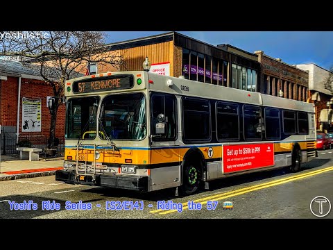The New Editions! | Yoshi's Ride Series {S2-E14} - Riding the 57 🚌 - {MBTA
