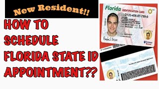 HOW TO MAKE A FLORIDA STATE ID ONLINE APPOINTMENT HOW TO SCHEDULE FLORIDA DMV APPOINTMENT HOW TO