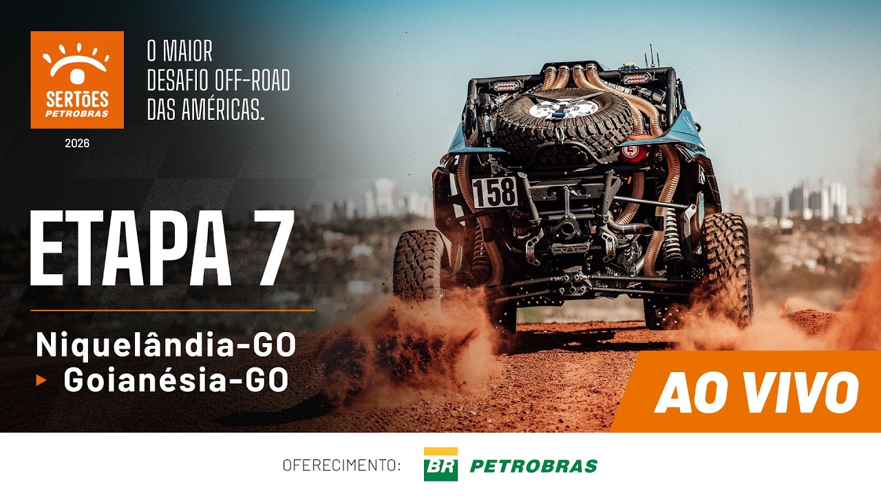 🔴 AO VIVO | Etapa 7: Niquelândia a Goianésia – Sertões Petrobras 2026