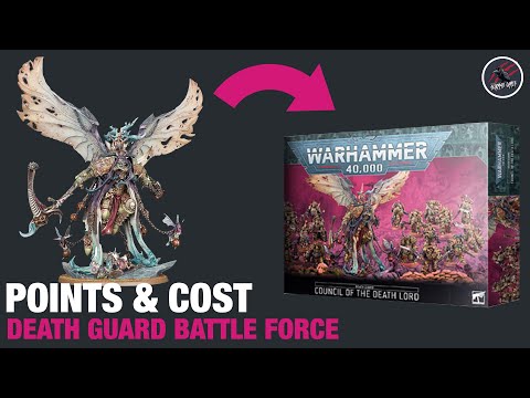 DEATH GUARD 40K BATTLE FORCE XMAS 2022 - Price & Point Breakdown - Good To Start An Army With?
