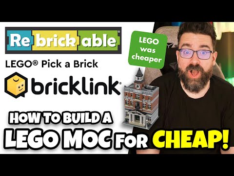 How to Build a Custom LEGO Modular for Cheap! (Rebrickable + Bricklink Guide)