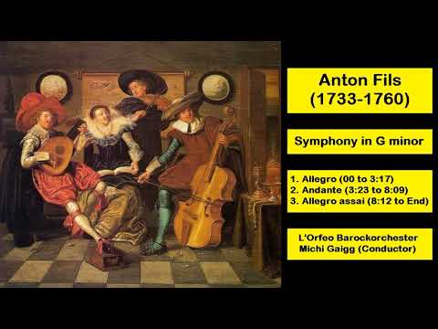 Anton Fils (1733-1760) - Symphony in G minor