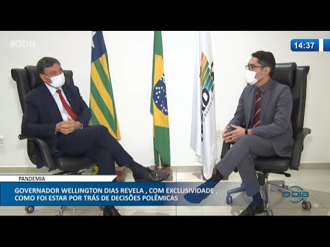 Governador Wellington Dias revela como é estar atrás de decisões polêmicas 19 03 2021