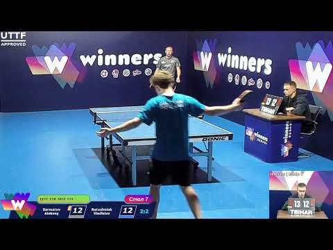 Sarmatov Aleksey - Ratushniak Vladislav. WINners. CUP Table Tennis 7 10.01.2021 09:15