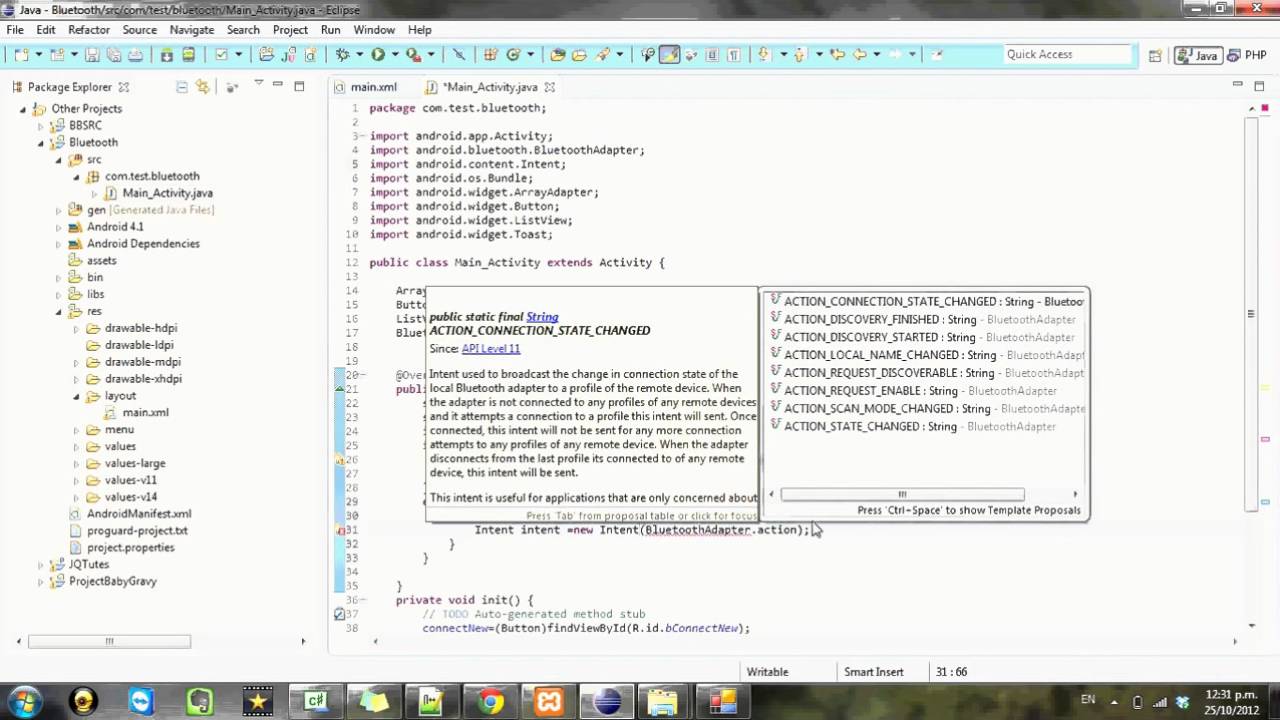 Android development Tutorial Bluetooth   3 HD