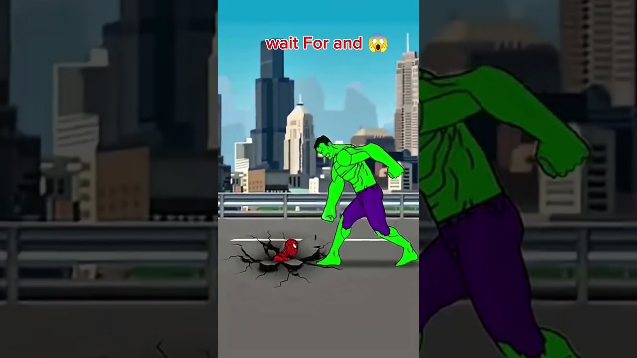 Hulk vs Spider-Man: Rock Paper Scissors 😂💥 | Funny Animation #shortsviral