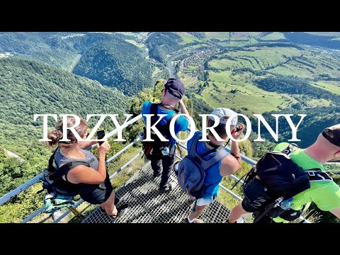 [4k] Trzy Korony 982 m n.p.m. - ogromna kolejka na szczyt