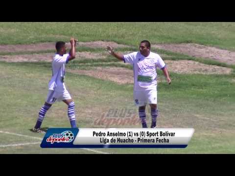 PEDRO ANSELMO (1) vs (0) SPORT BOLÍVAR - FÚTBOL HUACHANO - 1ERA FECHA 2017.