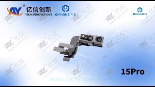 Fold & Install A108 iPhone 15/15 Plus/15Pro/15 Pro Max Face ID Repair FPC Tag-on Cable (No-soldering