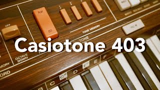 Casio Casiotone 403 - What To Know & Where To Buy | Equipboard