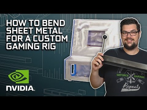 GeForce Garage: Scratch Build Episode 2 - How to Cut and Bend Sheet Metal